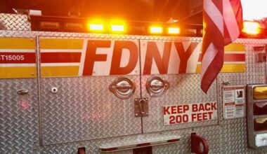Three firefighters injured in floor collapse during Brooklyn fire