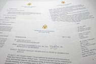 The report on President Donald Trump's health after his physical on April 11, 2025, at...