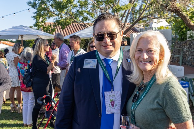Rotary District Governor Luis Carranza, Nicky Taylor (Jon Clark)