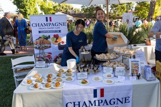 Vendors, like Champagne French Bakery Cafe, share their specialties at...