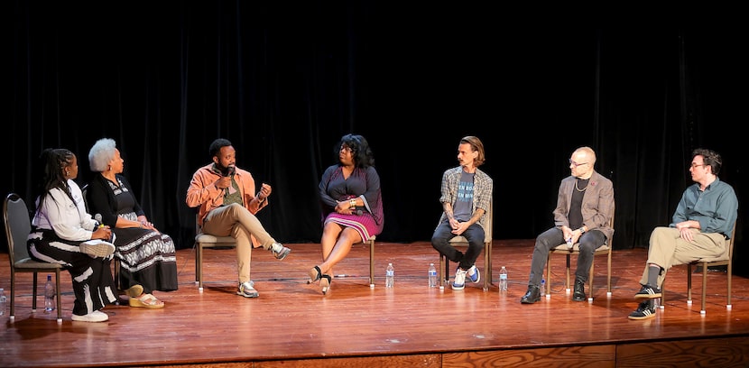 Representatives from Teatro Dallas, Deep Vellum, AT&T Performing Arts Center and other...