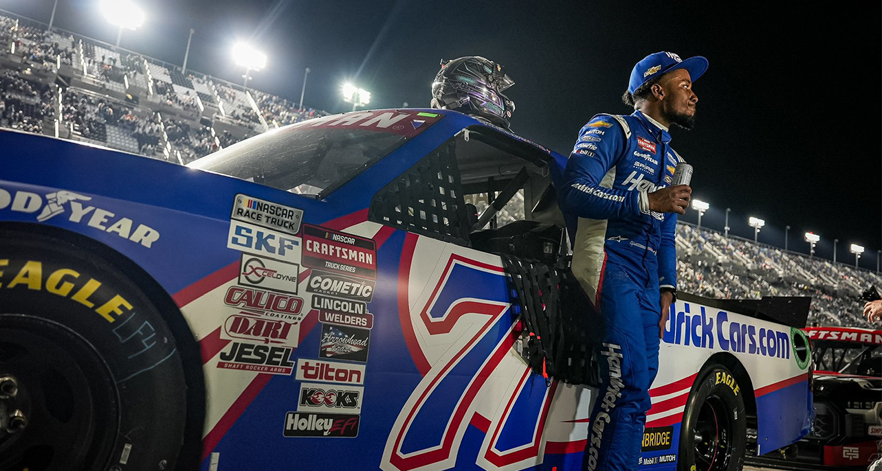 Rajah Caruth Daytona, Nashville Truck Series, NASCAR, HBCU