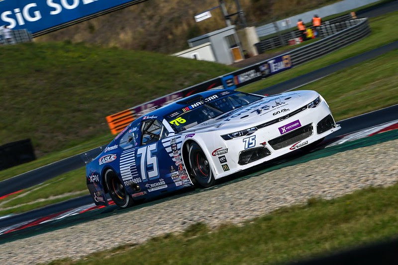 The pure racing experience: Raphael Lessard in the top-10 on NASCAR Euro Series debut in Germany