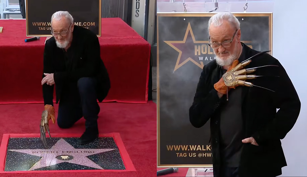 Freddy Krueger Actor Robert Englund Gets Hollywood Star On Halloween