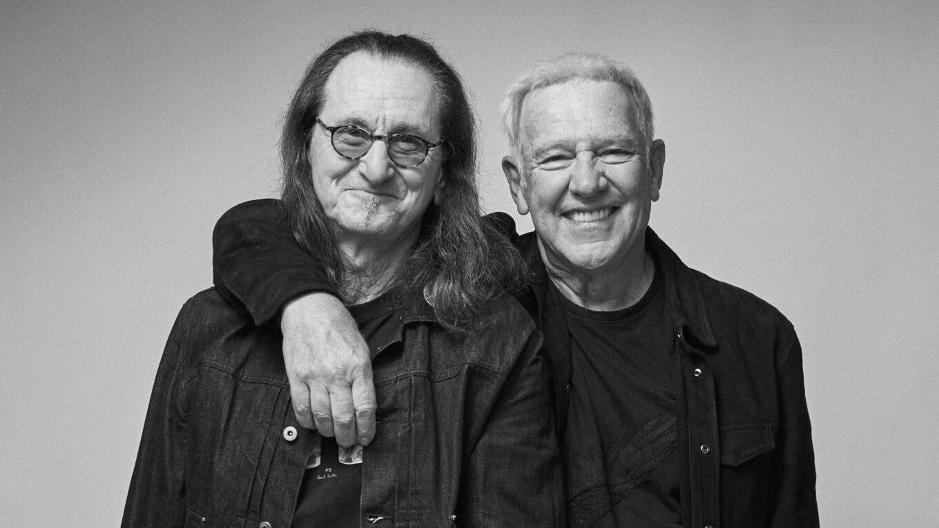 Geddy Lee and Alex Lifeson of Rush. (Richard Sibbald press photo)...