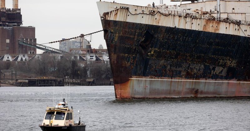 Sinking of SS United States, the ship docked in South Philly for 3 decades, to be livestreamed