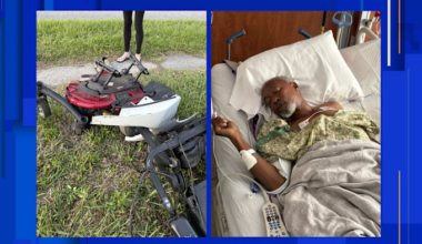 A man in a wheelchair was hit in San Souci. Now his family wants answers as to who did it