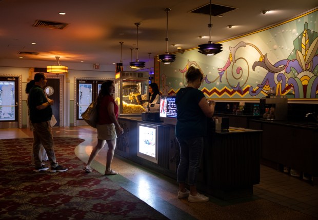 People get snacks at the Village Theaters on Thursday, Sept. 4, 2025 in Coronado. (Ana Ramirez / The San Diego Union-Tribune)