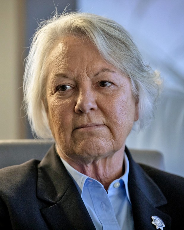 San Diego, CA - September 08:  Sheriff Kelly Martinez speaks about the implementation and impact of Prop. 36 on Monday, Sept. 8, 2025 in San Diego, CA.  (Ana Ramirez / The San Diego Union-Tribune)