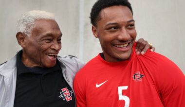 How many great-grandfathers in attendance? Bert Emanuel Jr. knows of at least one