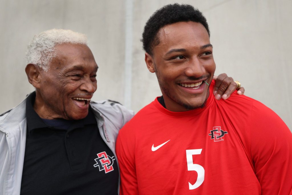 How many great-grandfathers in attendance? Bert Emanuel Jr. knows of at least one