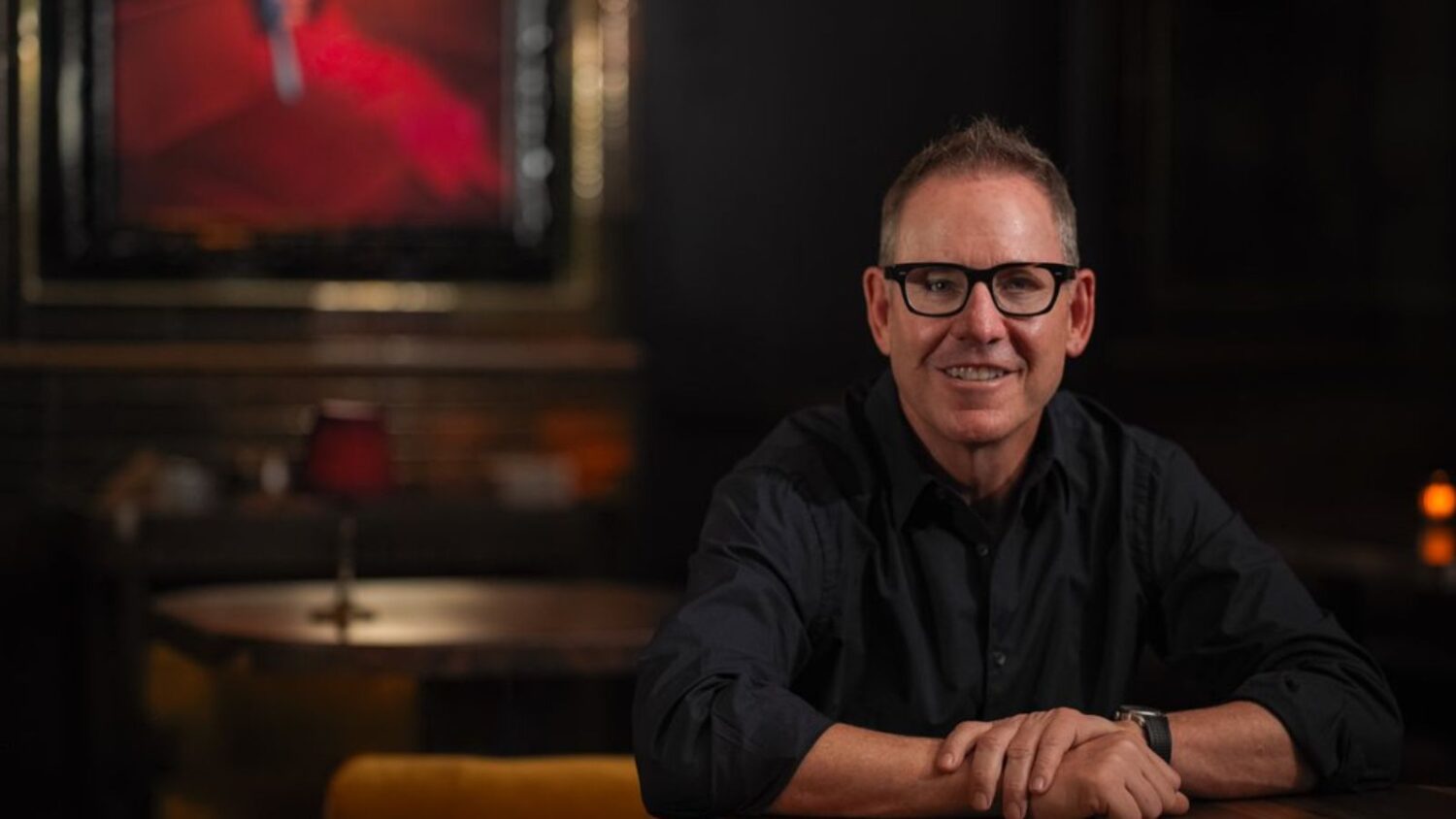 Sam Fox, the founder of Fox Restaurant Concepts, inside Society Swan, his newest Scottsdale eatery ...