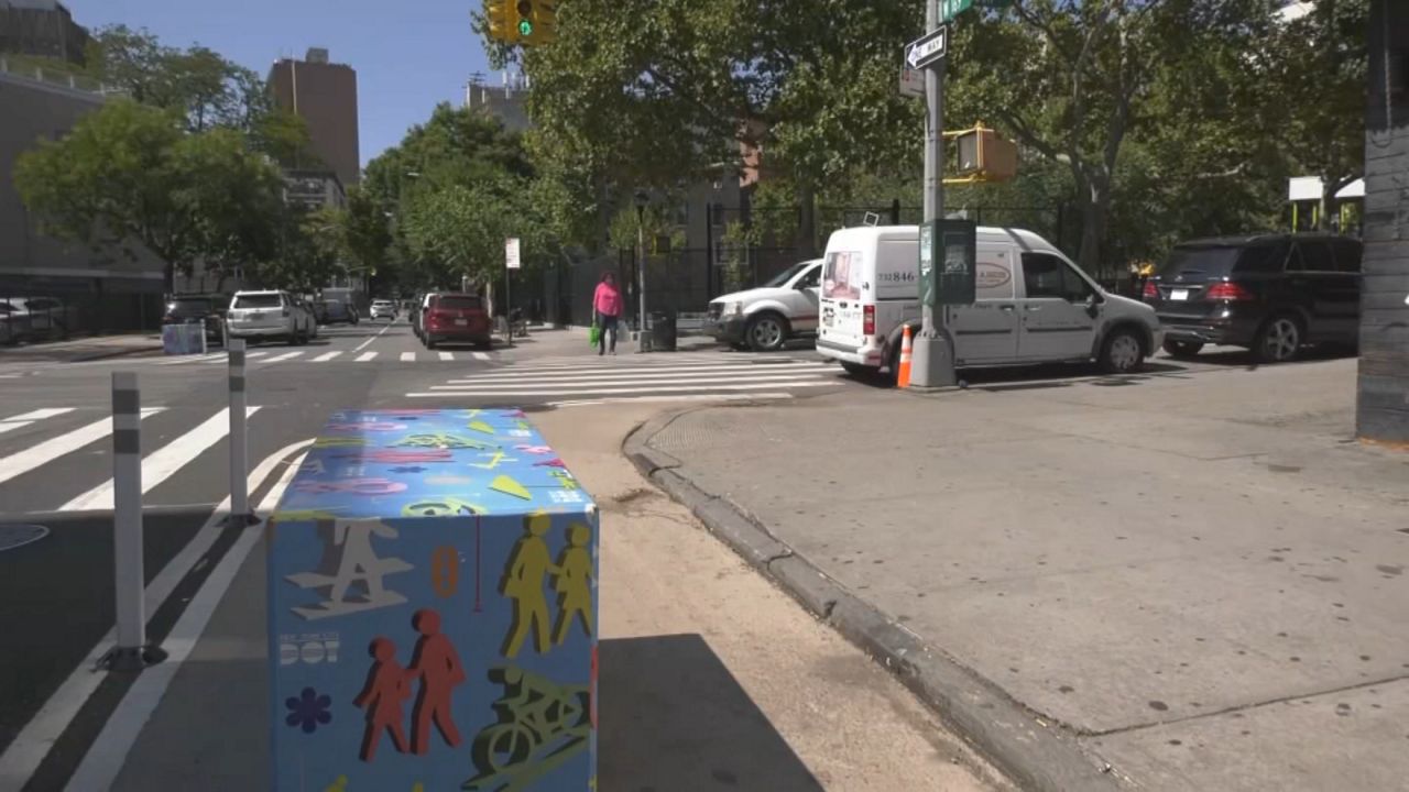 A bill currently in the City Council would mandate all city intersections, more than 30,000, be daylighted or have 20 feet of space between the last parked car and end of the block. (Spectrum News NY1)
