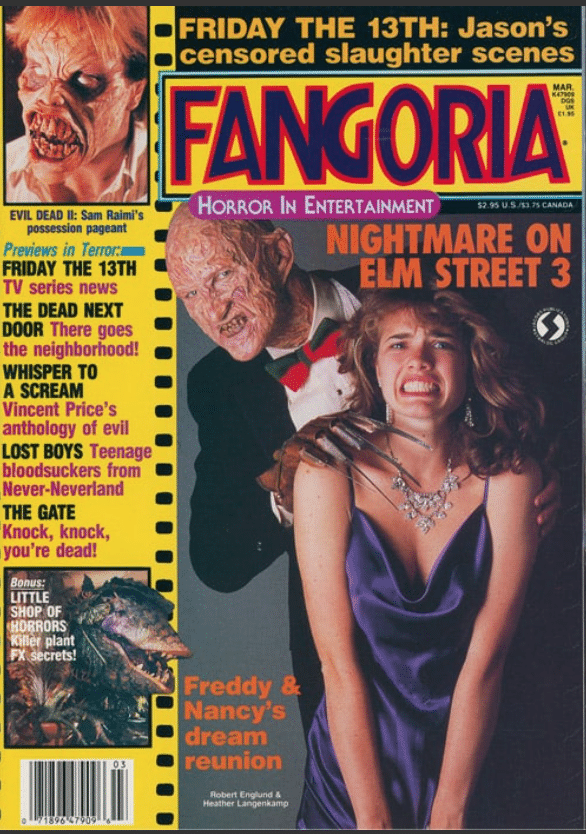 FANGORIA #62 Freddy Krueger Heather Langenkamp A Nightmare On Elm Street 3