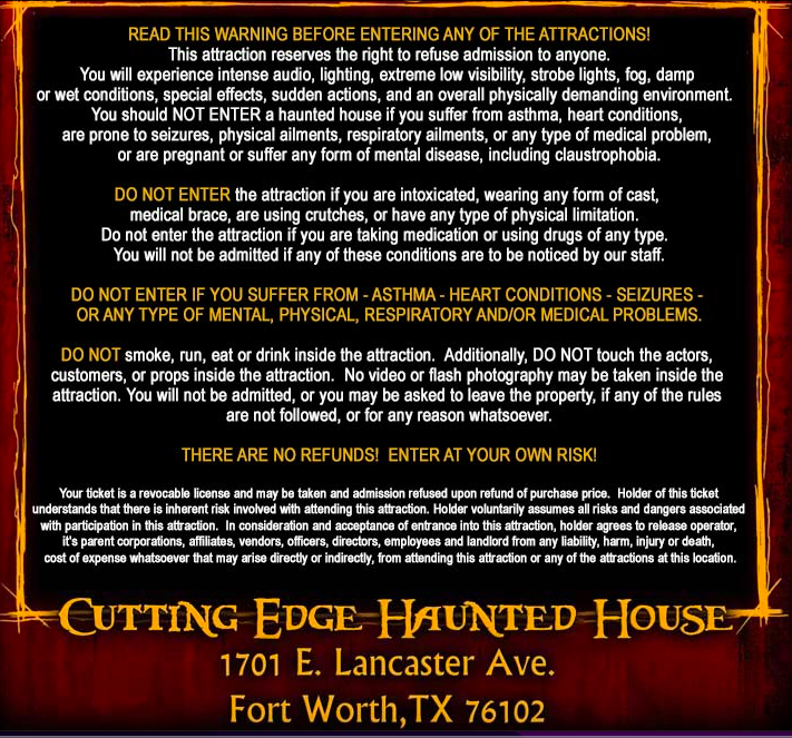 Cutting Edge Haunted House