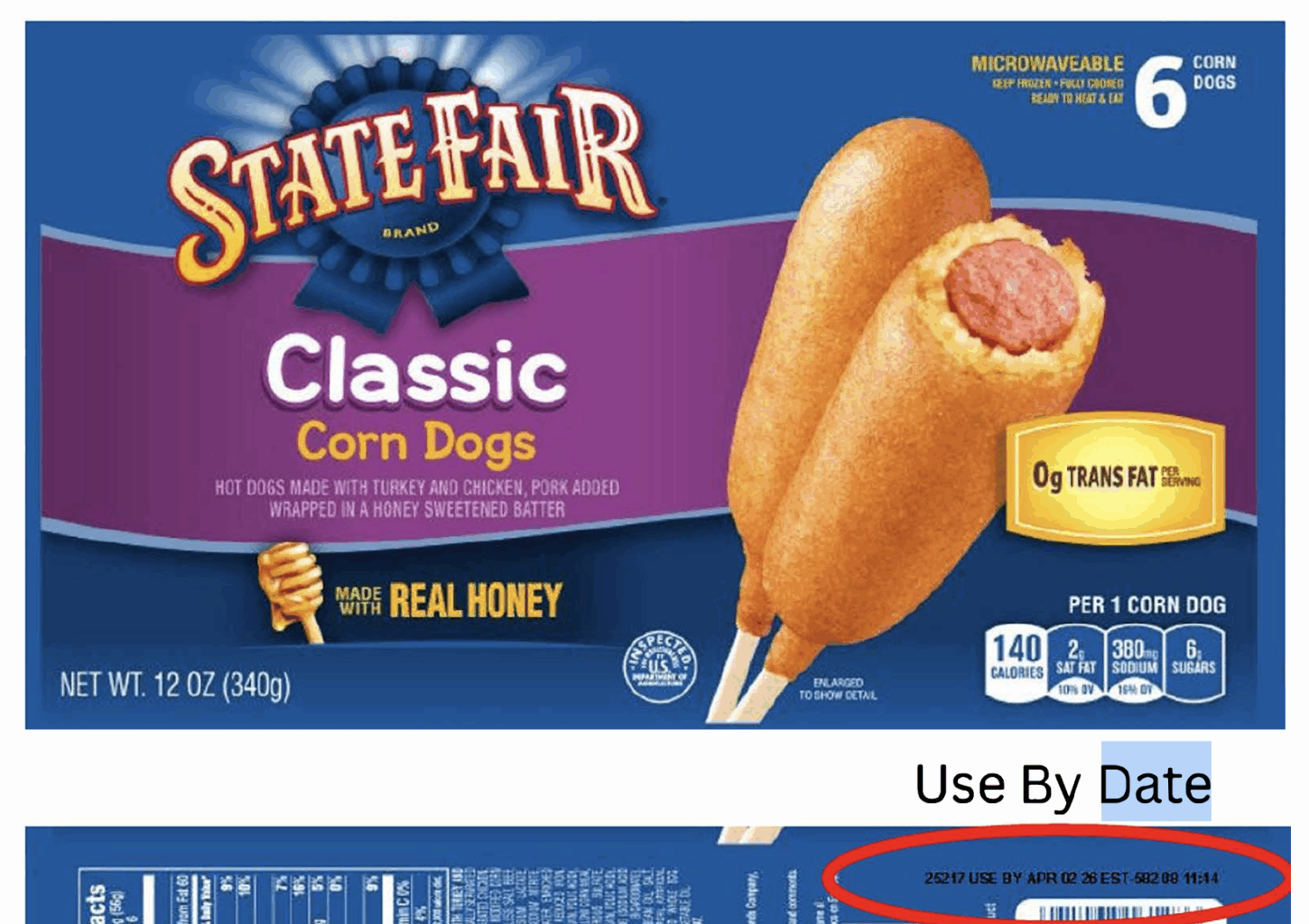 State Fair-branded corn dogs made in Haltom City recalled