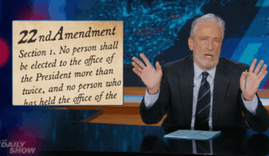 Jon Stewart Rings The Alarm On Unconstitutional Trump Third Term