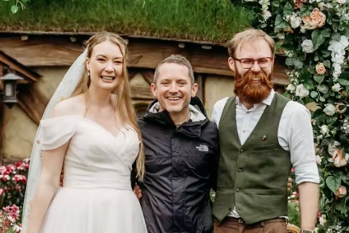 Lord of the Rings star Elijah Wood crashes couple’s wedding in Hobbiton