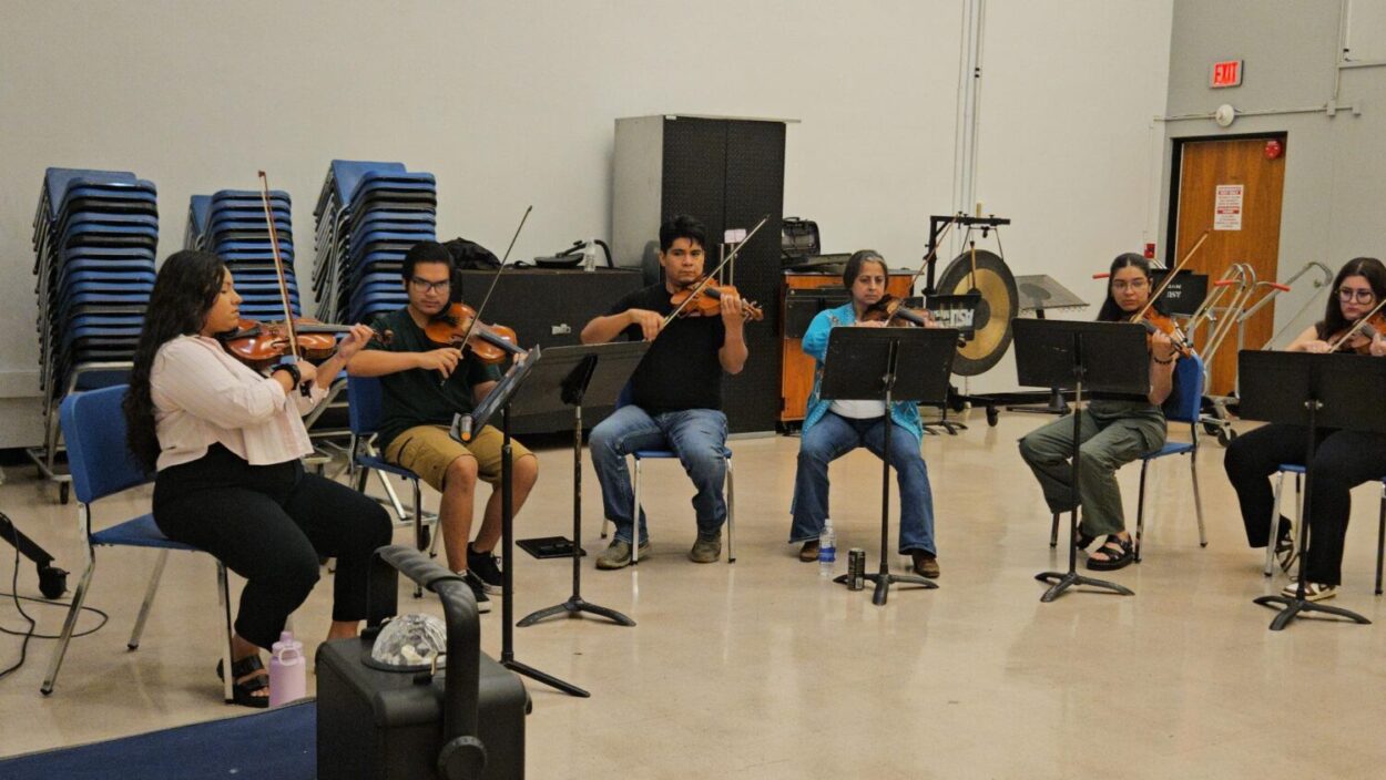 Arizona State University’s mariachi ensemble meets every week, bringing together community member...