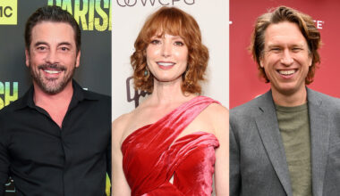 Skeet Ulrich, Alicia Witt and Pete Holmes