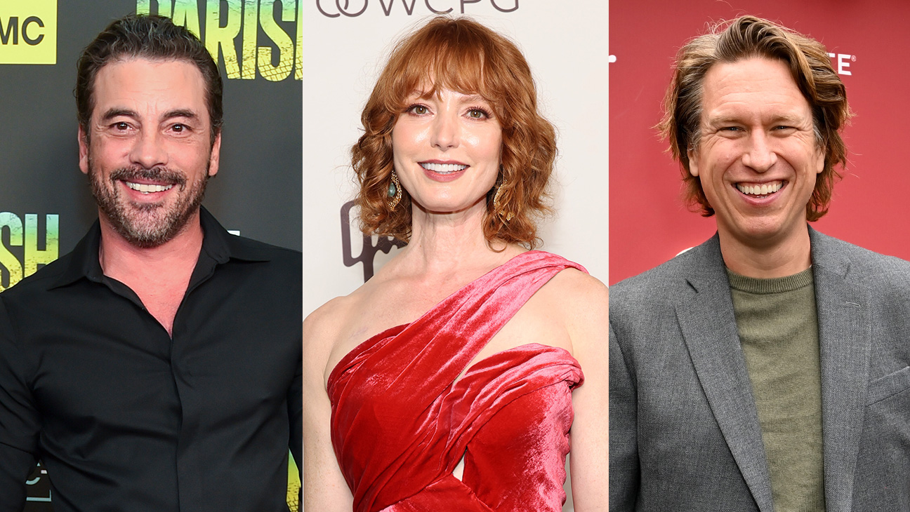 Skeet Ulrich, Alicia Witt and Pete Holmes