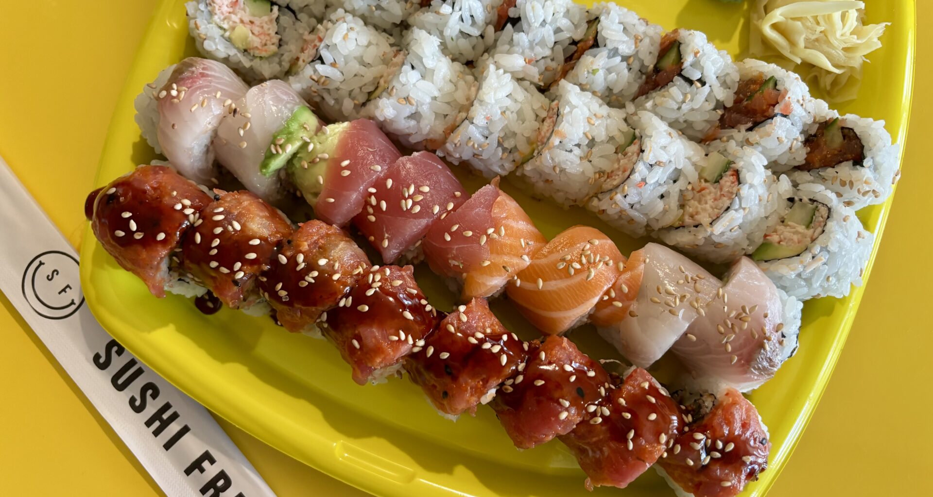 Sushi platter from Sushi Friend in Phoenix.