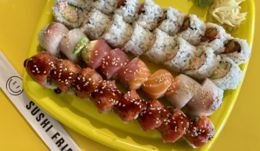 Sushi platter from Sushi Friend in Phoenix.