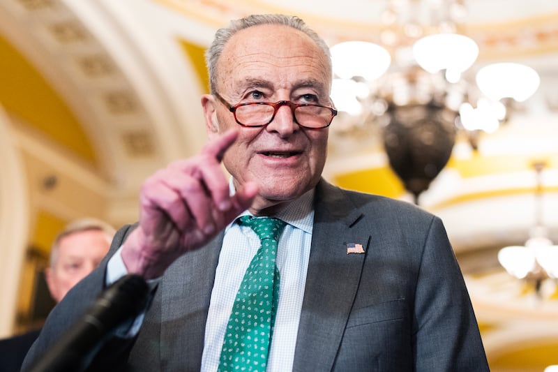 Chuck Schumer is under pressure to step down as leader of the Democratic Party in the Senate.