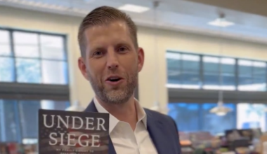 Eric Trump Shares Truly Disturbing AI Video to Hawk His Book
