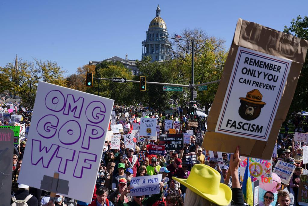'No Kings' protests in Denver, across Colorado draw tens of thousands