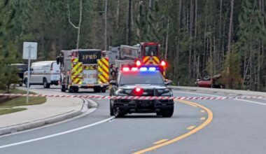 Man dies Sunday when truck flips down embankment on Gold Star Family Parkway: JSO