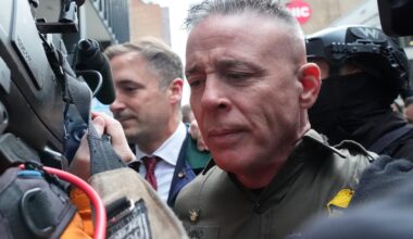 US.Customs and Border Patrol Gregory Bovino arrives outside federal court in Chicago, Tuesday, Oct. 28, 2025.