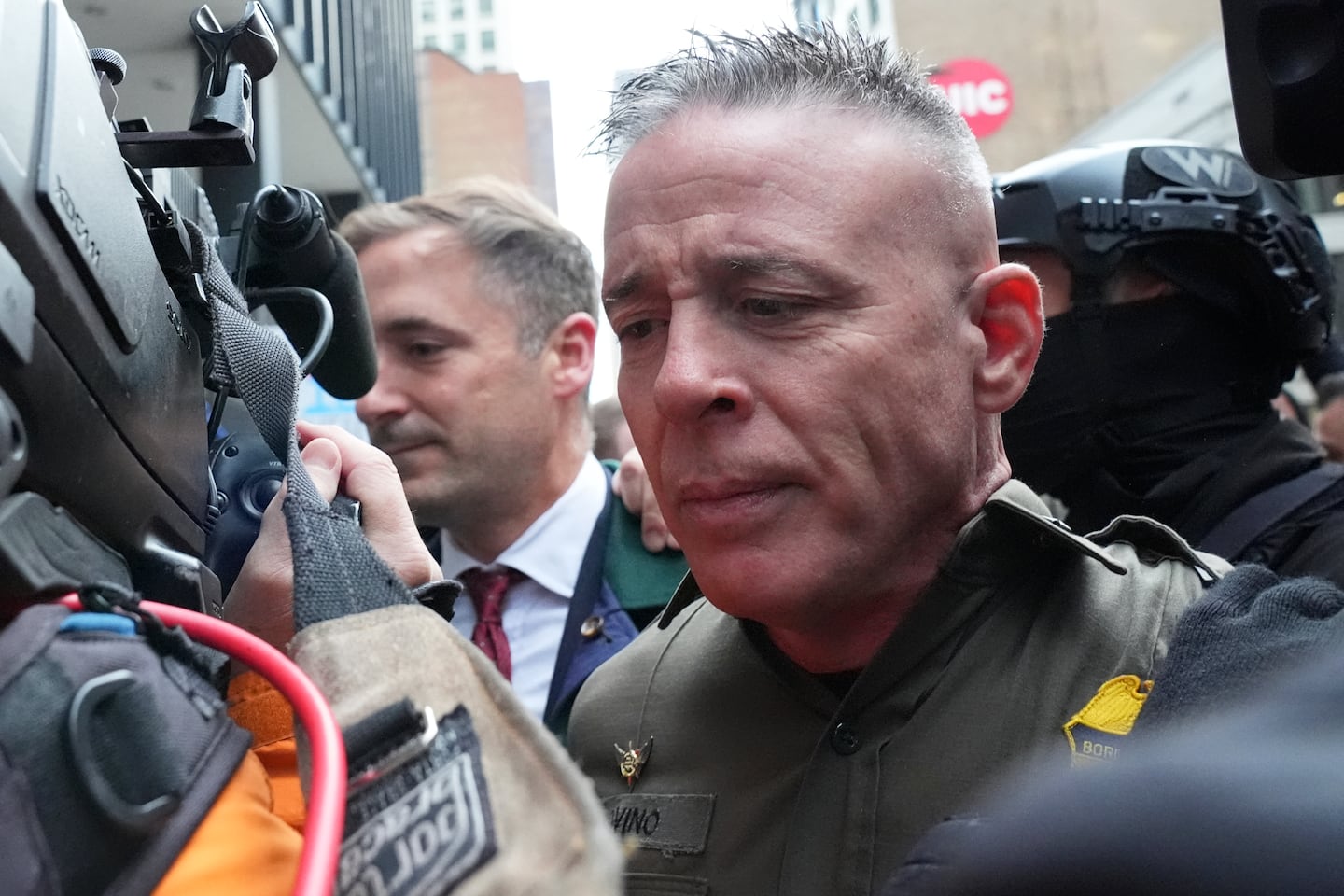 US.Customs and Border Patrol Gregory Bovino arrives outside federal court in Chicago, Tuesday, Oct. 28, 2025.