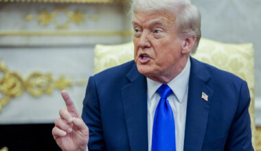 Trump questions support for furloughed workers in press conference – NBC New York