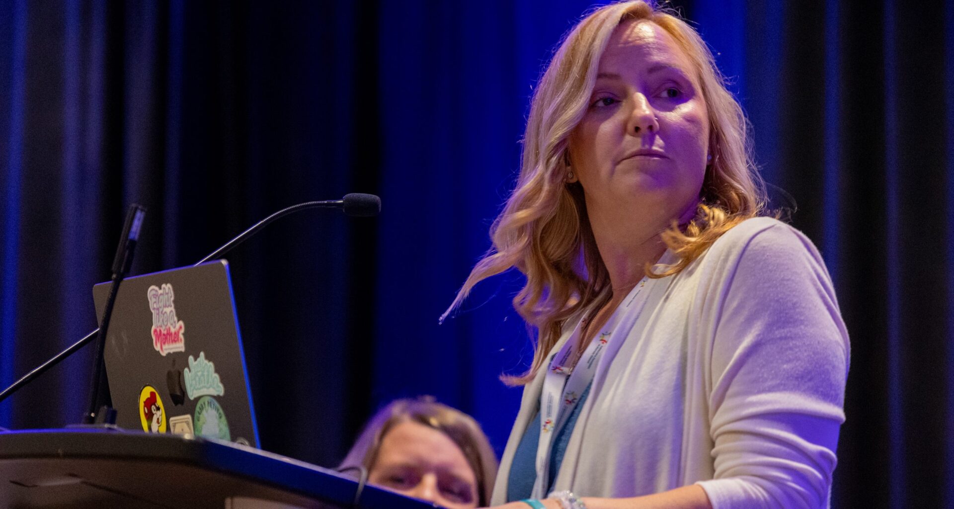 Mother of slain blogger says at event