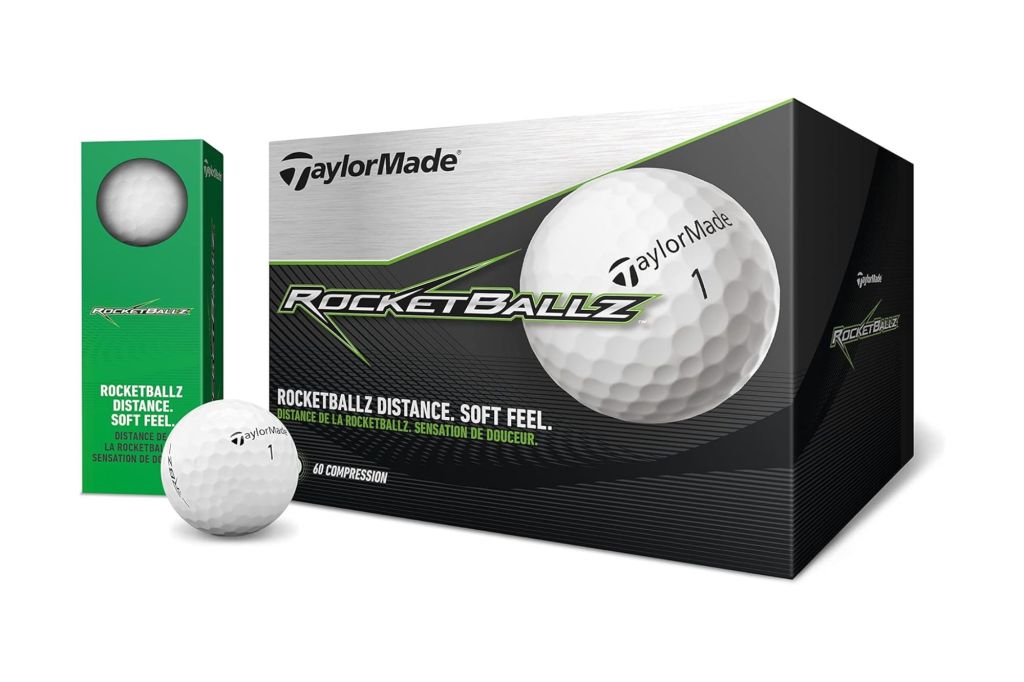 A TaylorMade golf ball set