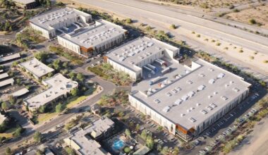 Officials have officially broken ground on The Loop, an industrial park near the Loop 101 Pima Free...