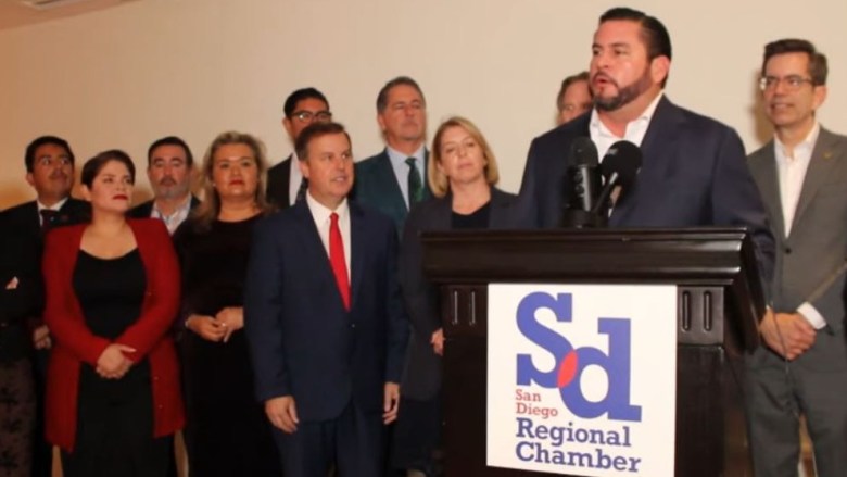 Mayor of Tijuana at press conference
