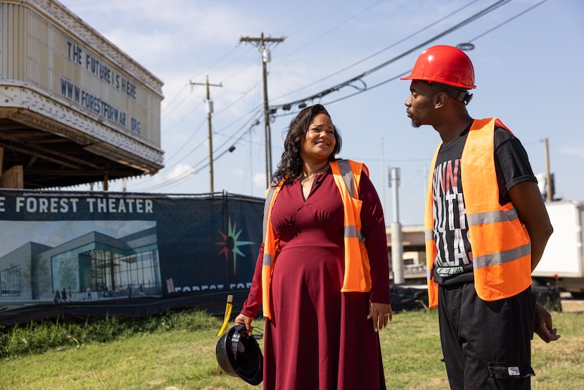 Elizabeth Wattley, president and CEO of Forest Forward, and Nijeul X, executive and artistic...