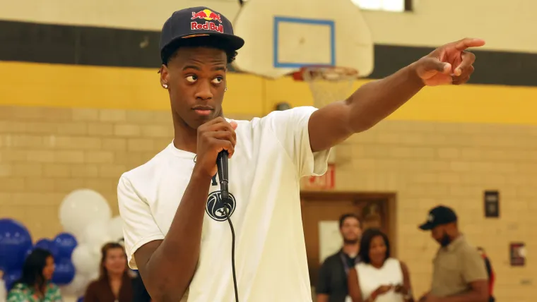 AJ Dybantsa has a two-word answer for why he chose to play at BYU image