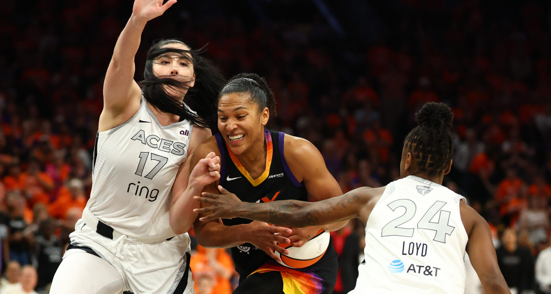 Phoenix Mercury's comeback falls short in Game 3 vs Las Vegas