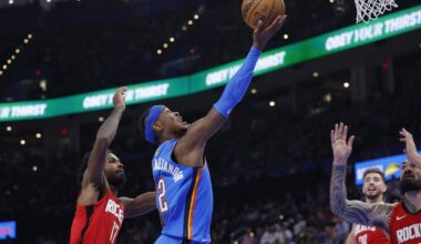 Shai Gilgeous-Alexander leads Thunder past Rockets in double-overtime thriller on ring night