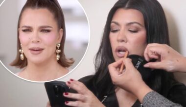 Kourtney Kardashian leaves family group chat over 'negative' Khloé 'talking s--t'