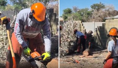 Tempe disaster relief Team Rubicon storm cleanup veteran volunteers storm recovery...