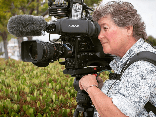 Award-winning camerawoman Virginia Creighton. (Photo courtesy Rick Griffin/Marketink)