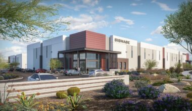 Peoria industrial park Vistancia Commerce Park construction mid-2026...