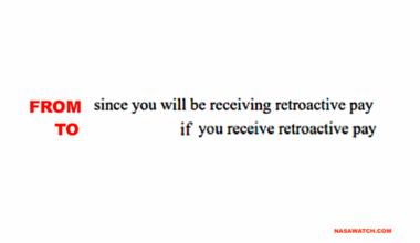 Is NASA Pulling Back On Retroactive Pay?
