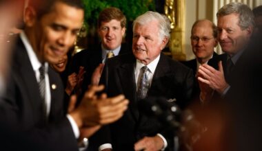 Senator Ted Kennedy of Massachusetts got a standing ovation at a White House forum on health care reform in March 2009. His death later imperiled passage of the Affordable Care Act.