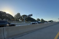 All lanes of northbound Dallas North Tollway in Plano were closed at Spring Creek Parkway...
