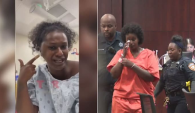 What really caused her face to swell?